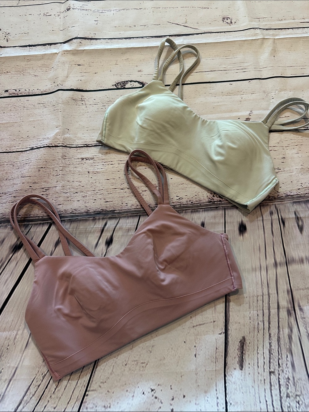 lululemon athletica Dual-Strap Bralettes - Sage Green or Dusty Mauve